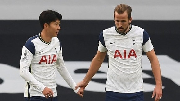 Harry Kane tiếp tục cùng Son Heung-min tạo nên cặp “song sát” đáng sợ nhất mùa này. Ảnh: Getty Images
