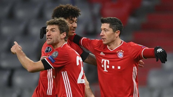 Nhà vô địch Bayern Munich vẫn đang tỏ rõ quá mạnh. Ảnh: Getty Images