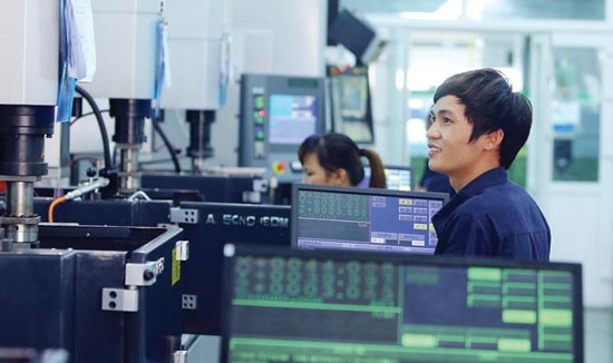 Khu vực công nghiệp đạt tốc độ tăng trưởng cao nhất trong quý I với 5,8%.