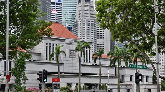 Tòa nhà Quốc hội Singapore tại thủ đô Singapore. Ảnh: AFP/TTXVN
