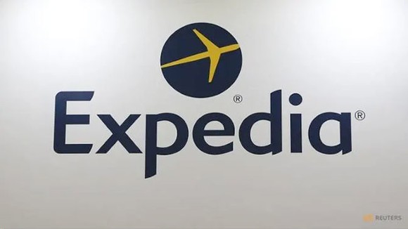 Logo thương hiệu du lịch trực tuyến toàn cầu Expedia. Ảnh: Reuters.