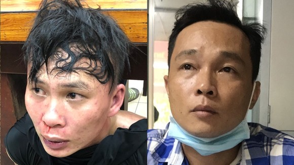 Hai đối tượng tại cơ quan công an