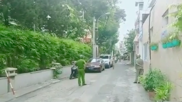 Công an tại hiện trường