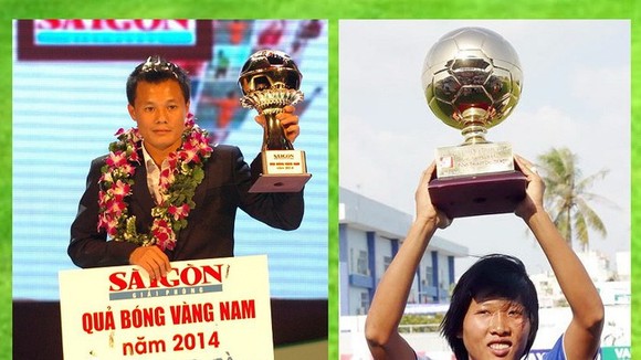 Thành Lương và Kim Chi, hai cầu thủ 4 lần giành danh hiệu Quả bóng vàng