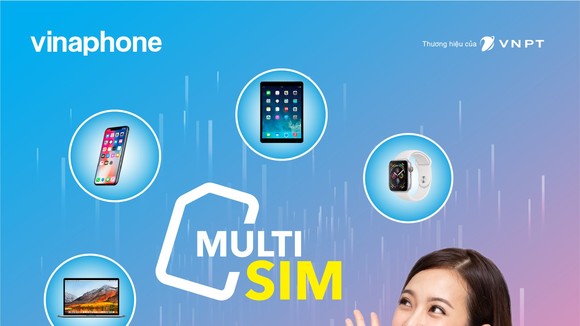 MultiSIM VinaPhone: Một thuê bao dùng đồng thời trên nhiều thiết bị