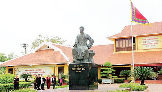 The special national relic site for great poet Nguyen Du in Nghi Xuan District,Ha Tinh Province