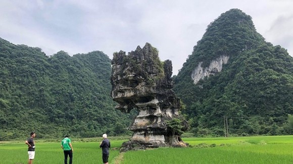 A heritage site in Cao Bang's Trung Khanh district (Photo: VNA)
