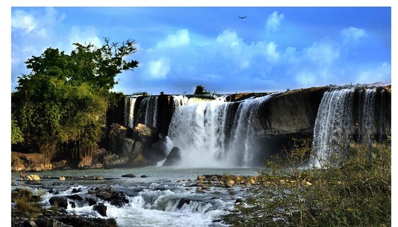 A waterfall in Dak Nong geopark