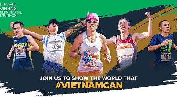 The 2020 Manulife Da Nang International Marathon will return to the central coastal city from August 7 to 9, with the message “Vietnam Can”. (Photo: organiser)