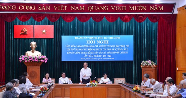 Cán bộ cao cấp nghỉ hưu trên địa bàn TPHCM góp ý văn kiện Đại hội Đảng