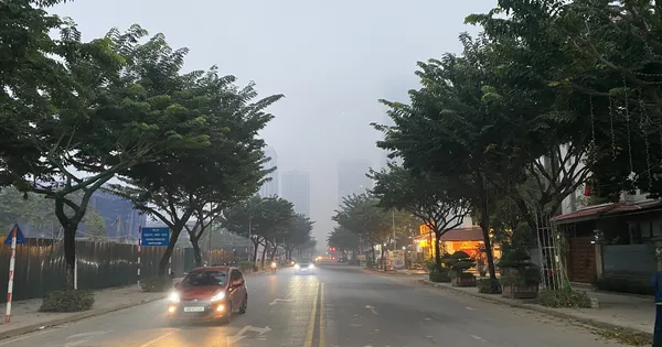 Hà Nội và miền Bắc sương mù dày đặc vào sáng sớm