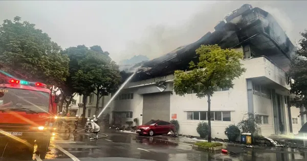 Thông tin ban đầu vụ cháy Nhà máy Bia Hà Nội 