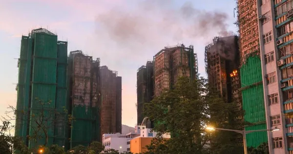 Vụ cháy chung cư ở Hồng Công (Trung Quốc): Ít nhất 94 người thiệt mạng