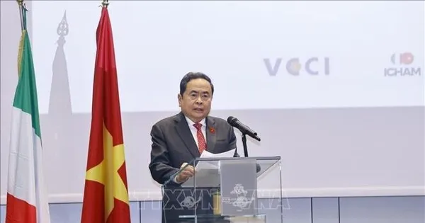 Chủ tịch Quốc hội Trần Thanh Mẫn dự tọa đàm Chính sách thúc đẩy hợp tác Việt Nam - Italy
