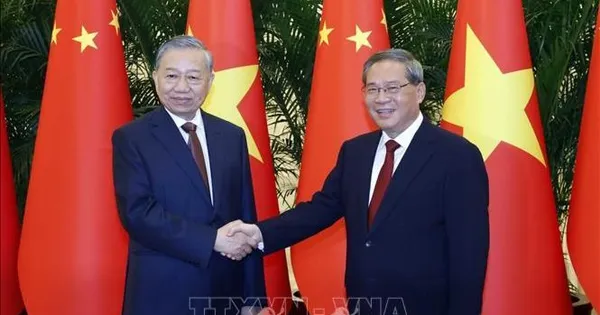 Thủ tướng Quốc vụ viện Lý Cường: Ủng hộ Việt Nam tham gia chuỗi hoạt động "Chia sẻ thị trường lớn - Xuất khẩu Trung Quốc"