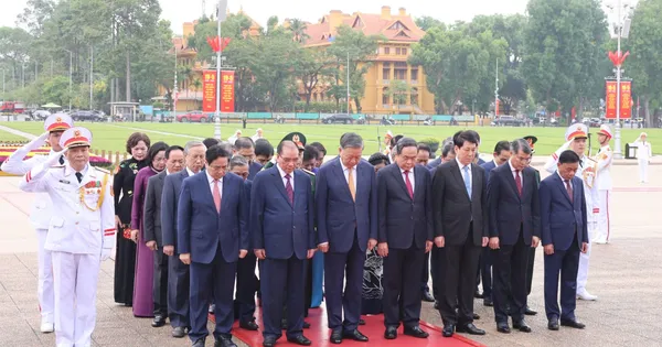 Lãnh đạo Đảng, Nhà nước vào Lăng viếng Chủ tịch Hồ Chí Minh