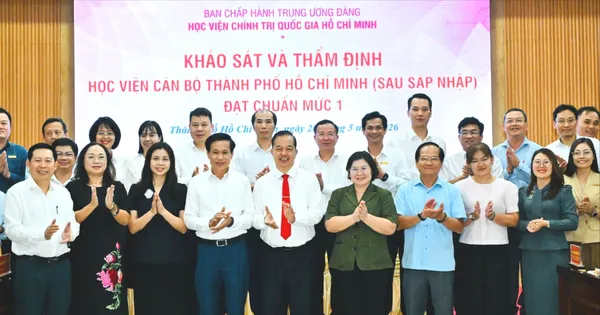 Học viện Cán bộ TPHCM đạt chuẩn mức 1 sau sáp nhập