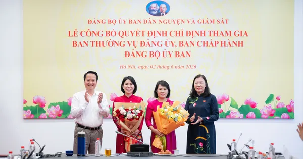 Ủy ban Dân nguyện và Giám sát công bố quyết định về công tác cán bộ