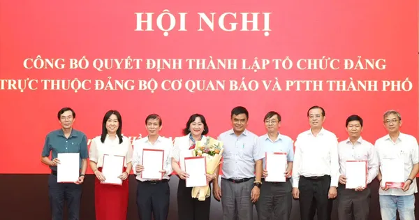 Thành lập tổ chức đảng trực thuộc Đảng bộ Cơ quan Báo và Phát thanh, Truyền hình TPHCM