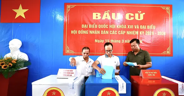 TPHCM: 99% cử tri đi bầu cử, 38 xã, phường đạt tỷ lệ 100%