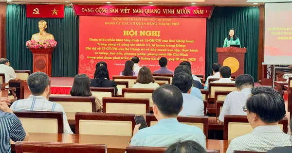 Đảng ủy các cơ quan Đảng TPHCM quán triệt, triển khai Quy định 19 và Chỉ thị 07