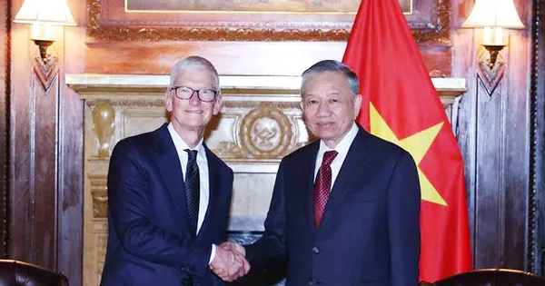 Tổng Bí thư, Chủ tịch nước Tô Lâm tiếp lãnh đạo một số tập đoàn Hoa Kỳ