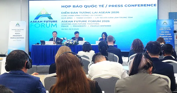 Diễn đàn Tương lai ASEAN 2026 sẽ diễn ra ngày 9 và 10-6, tại Hà Nội