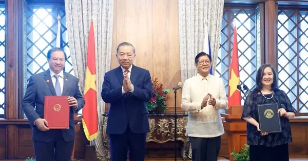 Việt Nam-Philippines nâng cấp quan hệ Đối tác Chiến lược tăng cường