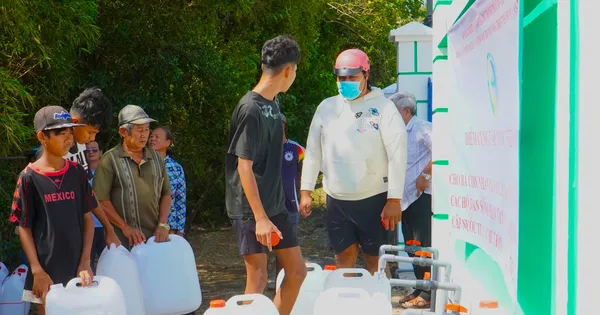 Cần Thơ cấp nước sạch miễn phí cho người dân vùng ven biển