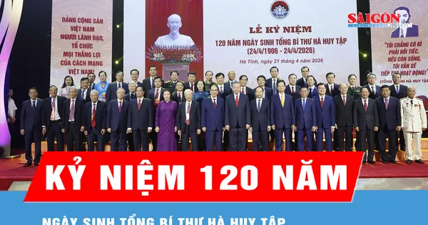 Tổng Bí thư, Chủ tịch nước Tô Lâm dự Lễ kỷ niệm 120 năm Ngày sinh Tổng Bí thư Hà Huy Tập