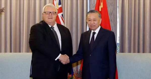 Tổng Bí thư, Chủ tịch nước Tô Lâm hội kiến Chủ tịch Quốc hội New Zealand