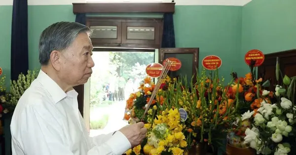 Tổng Bí thư, Chủ tịch nước Tô Lâm dâng hương tưởng nhớ Chủ tịch Hồ Chí Minh