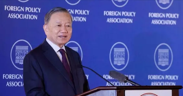 Tổng Bí thư, Chủ tịch nước Tô Lâm phát biểu chính sách tại Hiệp hội Chính sách đối ngoại Hoa Kỳ