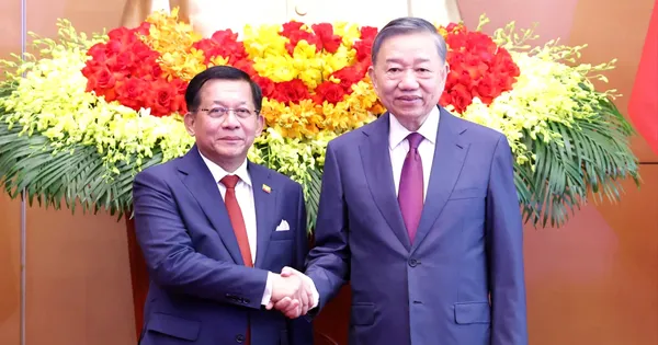 Tổng Bí thư, Chủ tịch nước Tô Lâm chủ trì lễ đón chính thức Tổng thống Myanmar 