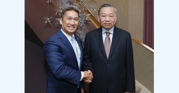 Tổng Bí thư, Chủ tịch nước Tô Lâm tiếp Quyền Bộ trưởng Hải quân Hoa Kỳ Hùng Cao
