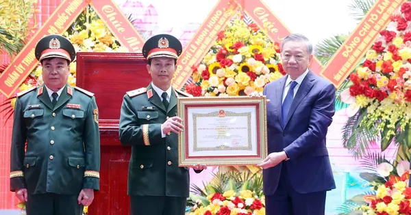 Quân khu 2 nhận danh hiệu Anh hùng Lực lượng vũ trang nhân dân