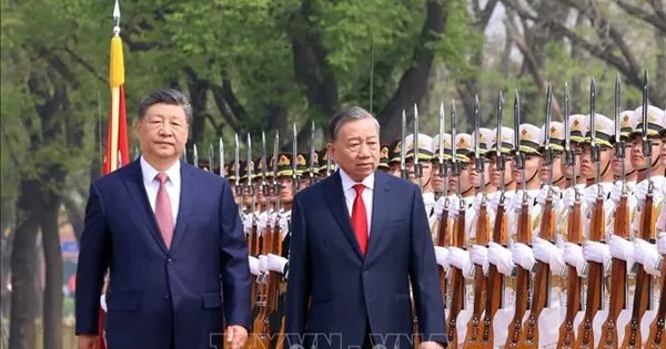 Lễ đón trọng thể Tổng Bí thư, Chủ tịch nước Tô Lâm thăm cấp Nhà nước đến Trung Quốc