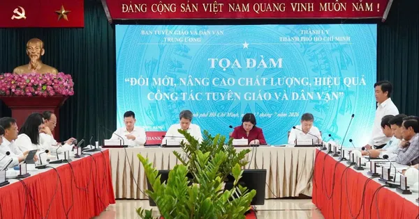 Thảo luận giải pháp nâng cao hiệu quả công tác tuyên giáo, dân vận