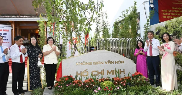 Phó Bí thư Thành ủy TPHCM Văn Thị Bạch Tuyết dự khánh thành Không gian văn hóa Hồ Chí Minh