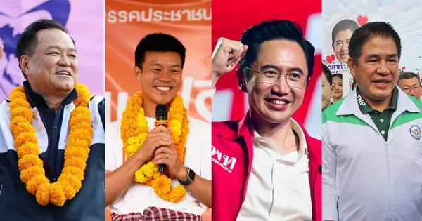 Kết quả sơ bộ tổng tuyển cử ở Thái Lan: Đảng Bhumjaithai dẫn đầu