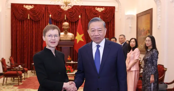 Tổng Bí thư, Chủ tịch nước Tô Lâm tiếp Thủ tướng Công quốc Liechtenstein Brigitte Haas