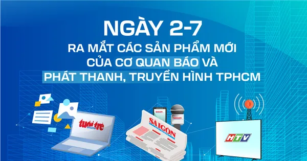 Ngày 2-7, ra mắt các sản phẩm mới của Cơ quan Báo và Phát thanh, Truyền hình TPHCM
