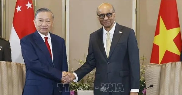 Tổng Bí thư, Chủ tịch nước Tô Lâm hội đàm với Tổng thống Singapore Tharman Shanmugaratnam