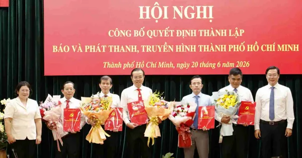 Công bố quyết định thành lập Cơ quan Báo và Phát thanh, Truyền hình TPHCM