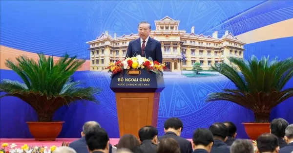 Toàn văn phát biểu của Tổng Bí thư, Chủ tịch nước Tô Lâm tại Hội nghị Ngoại giao lần thứ 33