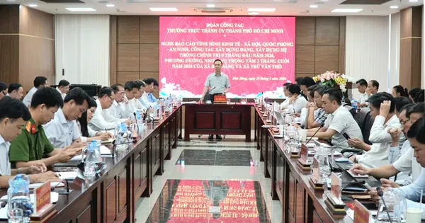 Phó Bí thư Thành ủy TPHCM Đặng Minh Thông: Tổ chức thực hiện theo phương châm “6 rõ”, đánh giá cán bộ qua KPI