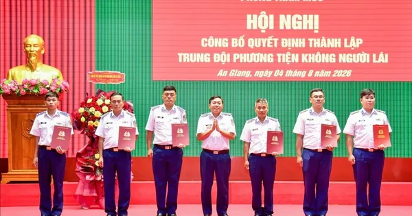 Vùng Cảnh sát biển 4 thành lập Trung đội phương tiện không người lái