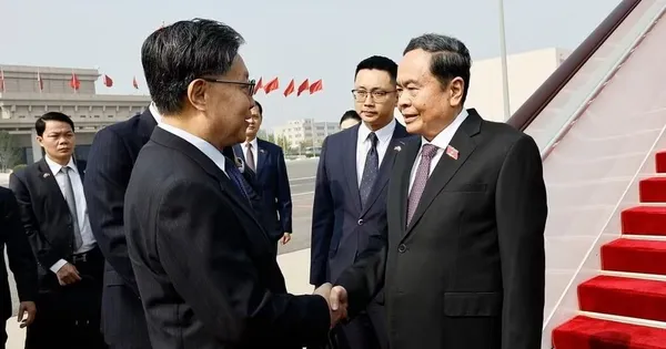 Chủ tịch Quốc hội Trần Thanh Mẫn bắt đầu thăm chính thức Trung Quốc