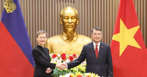 Thủ tướng Lê Minh Hưng chủ trì lễ đón chính thức Thủ tướng Liechtenstein