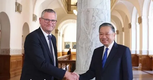Tổng Bí thư, Chủ tịch nước Tô Lâm hội kiến Chủ tịch Quốc hội Đan Mạch Henrik Frandsen